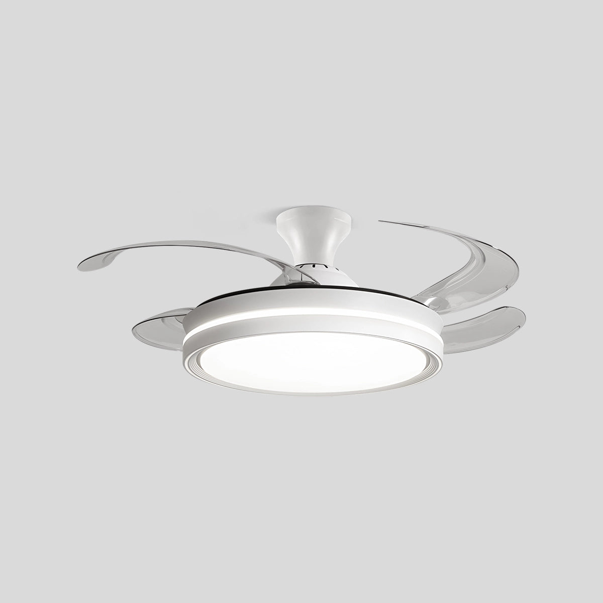 Antizer Modern Silent Remote Control Ceiling Fan with Light