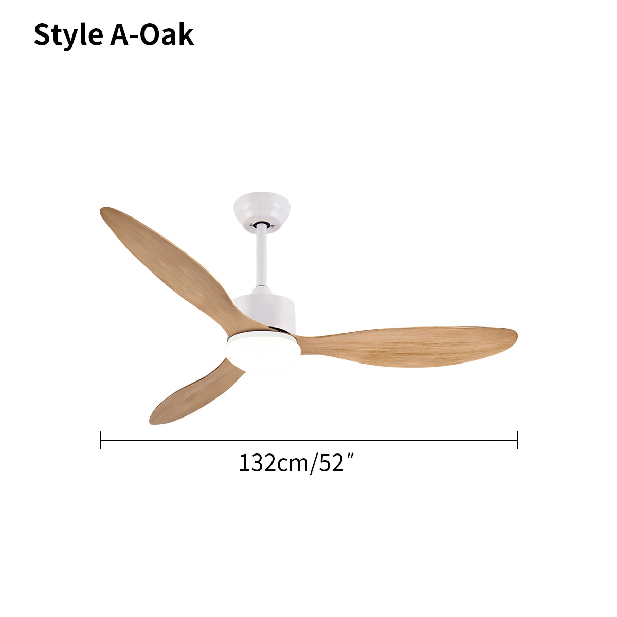Antizer 3 Blade Modern Ceiling Fan with Light