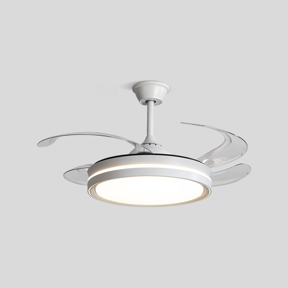 Antizer Modern Silent Remote Control Ceiling Fan with Light