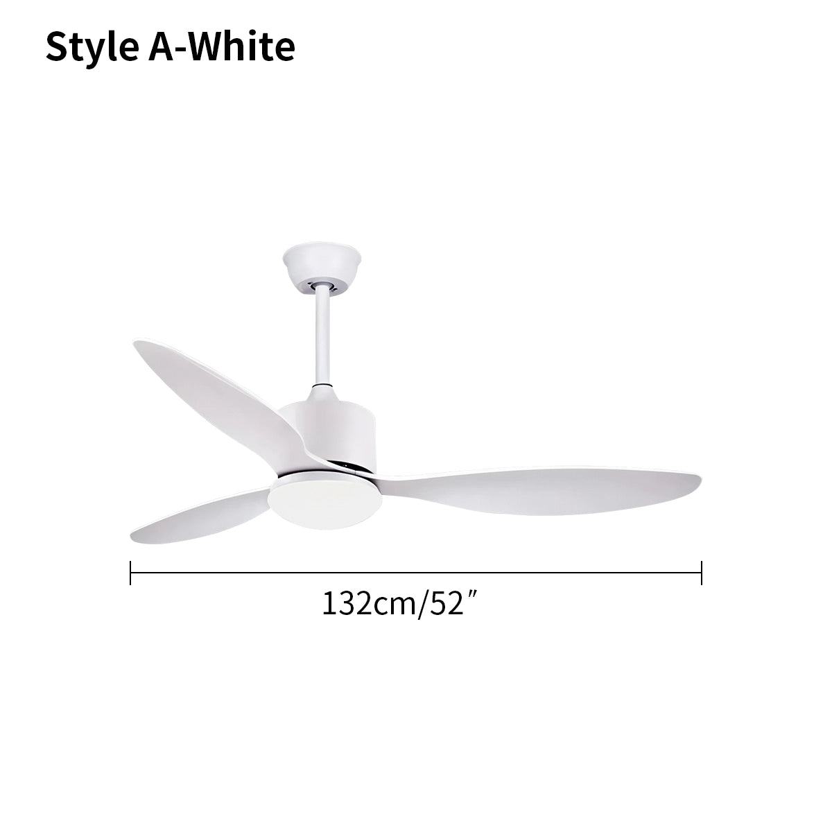 Antizer 3 Blade Modern Ceiling Fan with Light