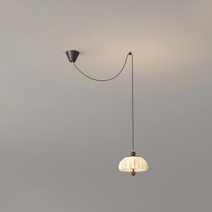 Antizer Displaceable Fabric Pendant Lamp for Dining Room