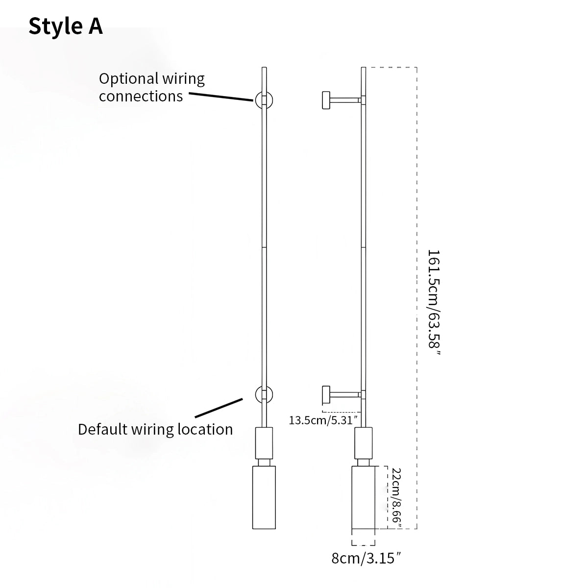 Antizer Light luxury Spanish Alabaster Long Strip Wall Lamp