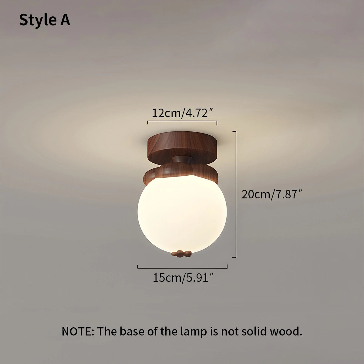Antizer Vintage Cream Mini Ceiling Light for Hallway