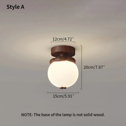 Antizer Vintage Cream Mini Ceiling Light for Hallway
