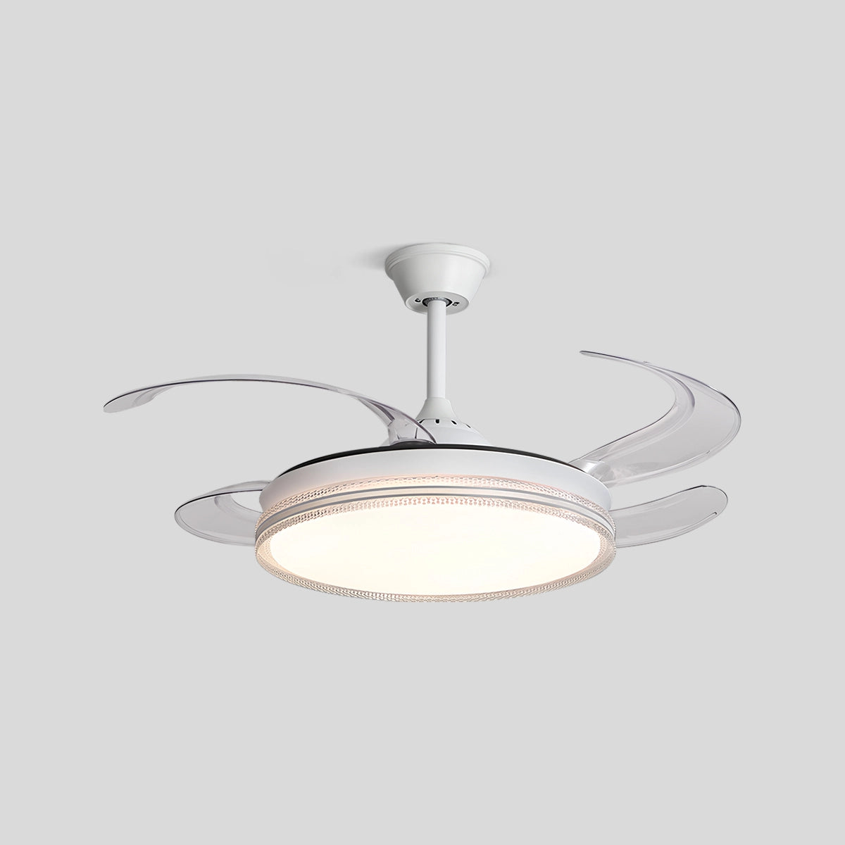 Antizer Modern LED Ceiling Fan Lights with Remote Control