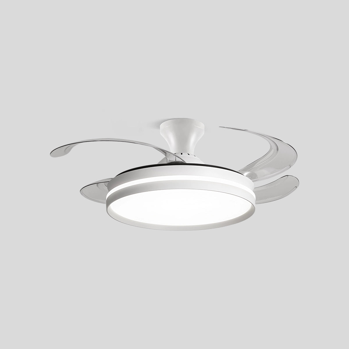 Antizer Modern Silent Remote Control Ceiling Fan with Light