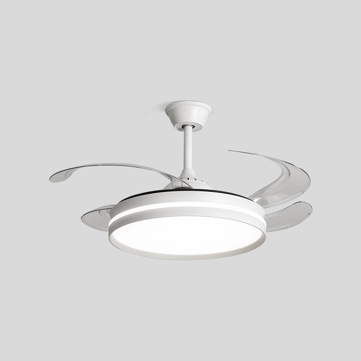 Antizer Modern Silent Remote Control Ceiling Fan with Light