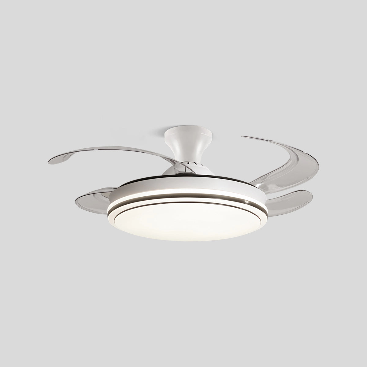 Antizer Modern Remote Control Ceiling Fan with LED Light