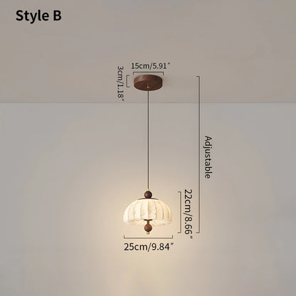 Antizer Fabric Pumpkin Ceiling Lamp for Hallways