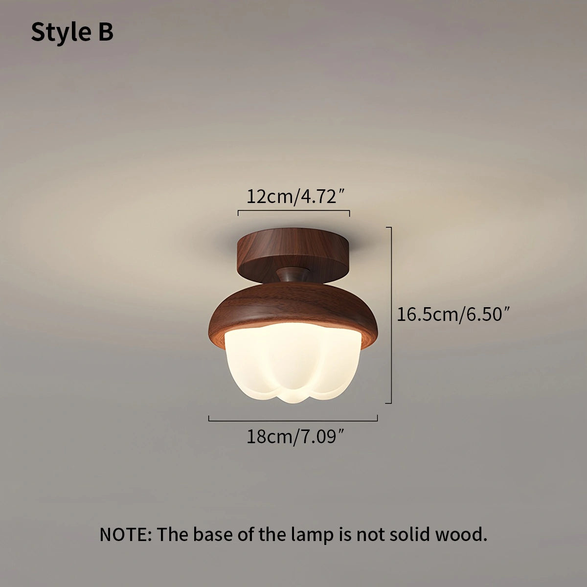 Antizer Vintage Cream Mini Ceiling Light for Hallway