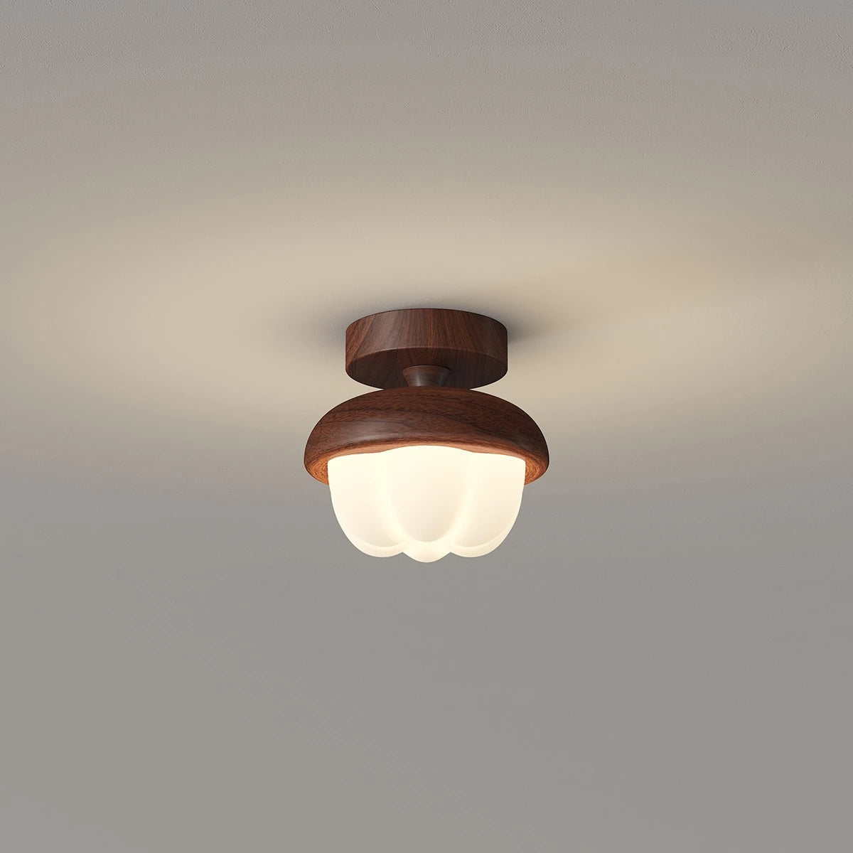 Antizer Vintage Cream Mini Ceiling Light for Hallway