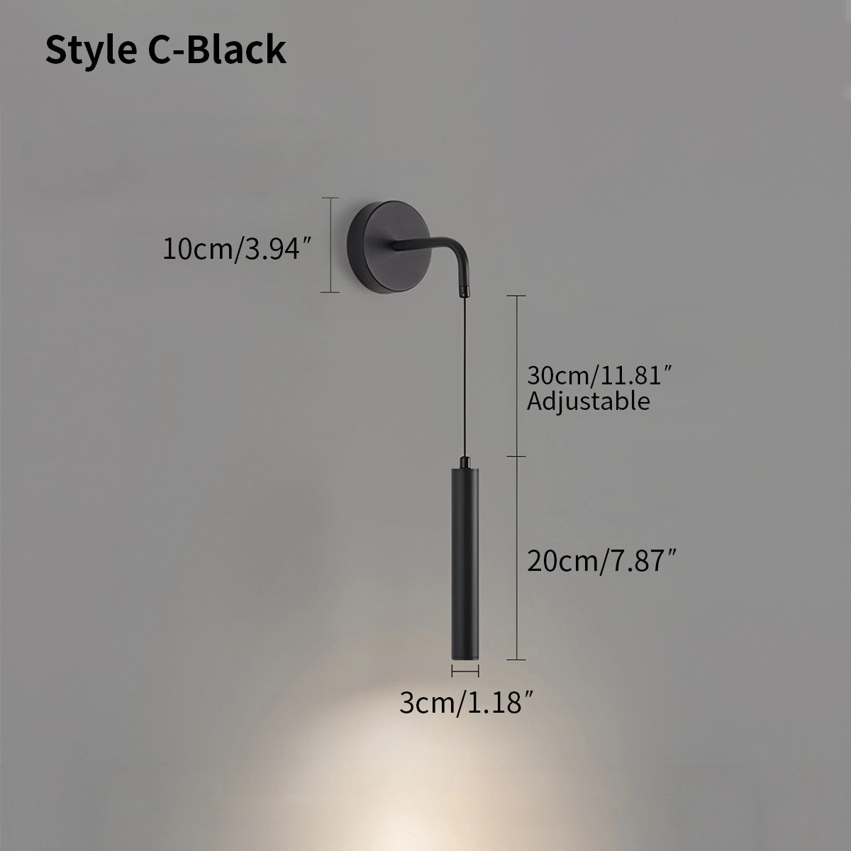 Antizer Nordic Minimalist Bedroom Sconce & Spotlight
