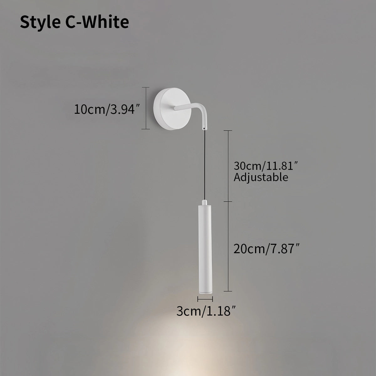 Antizer Nordic Minimalist Bedroom Sconce & Spotlight