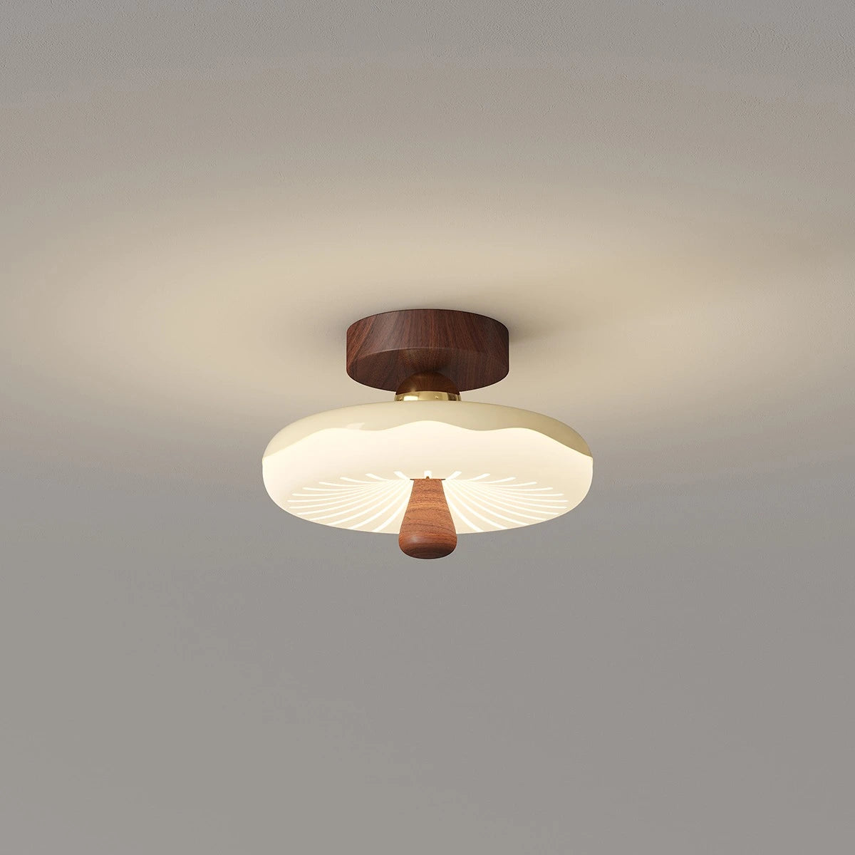 Antizer Vintage Cream Mini Ceiling Light for Hallway