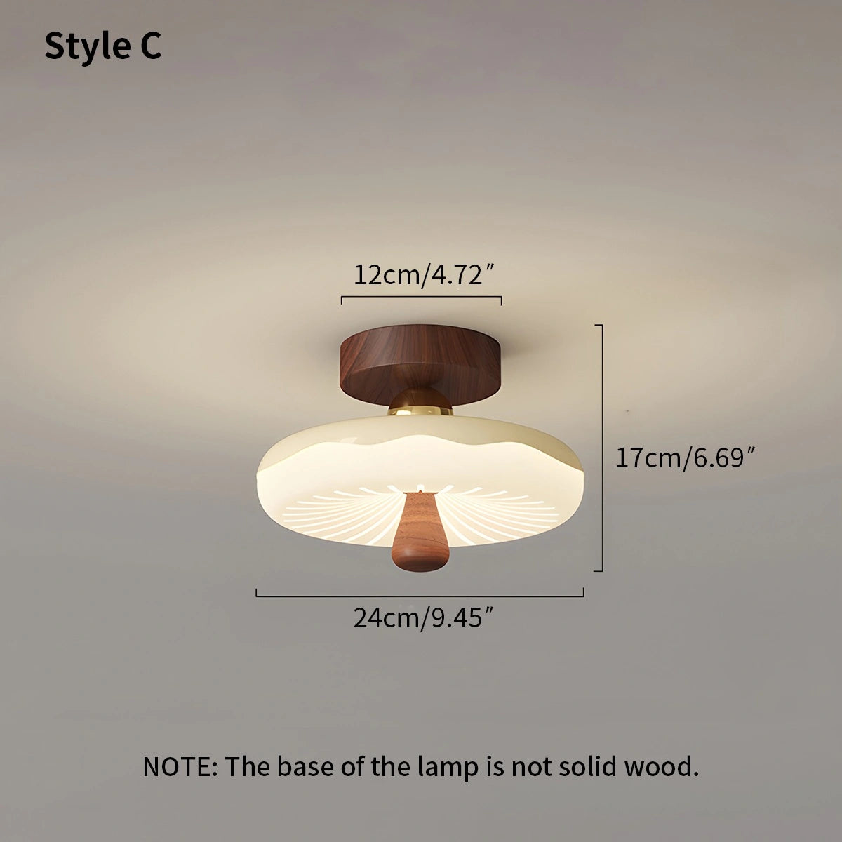 Antizer Vintage Cream Mini Ceiling Light for Hallway