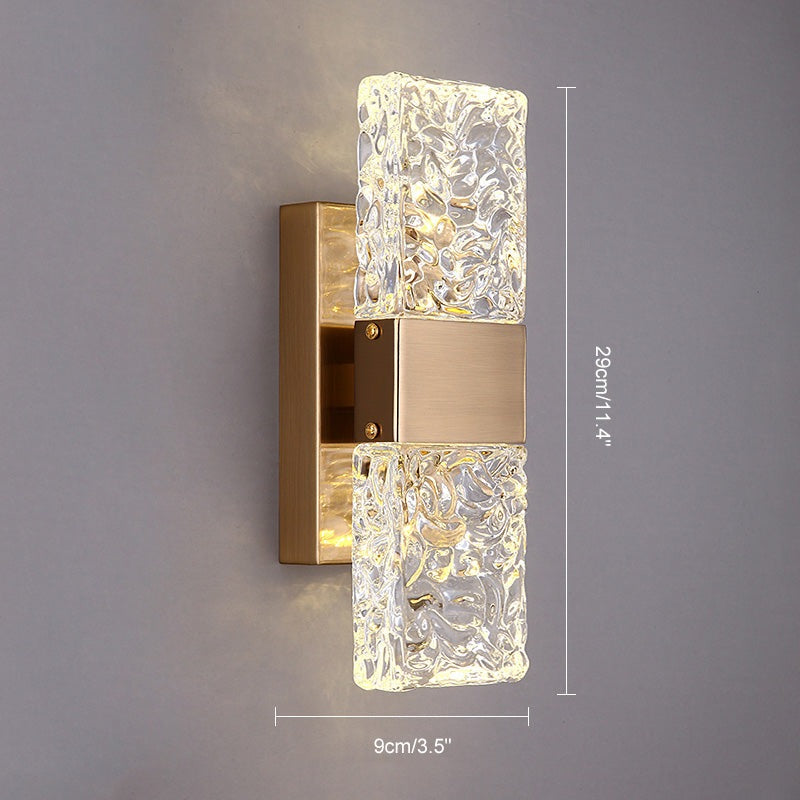 Crystal Glass Luxury Wall Sconce