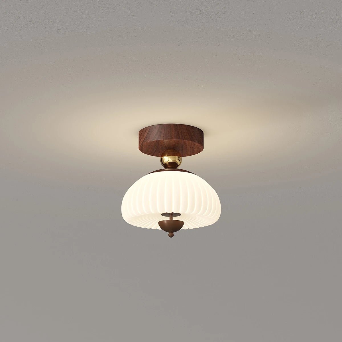 Antizer Vintage Cream Mini Ceiling Light for Hallway