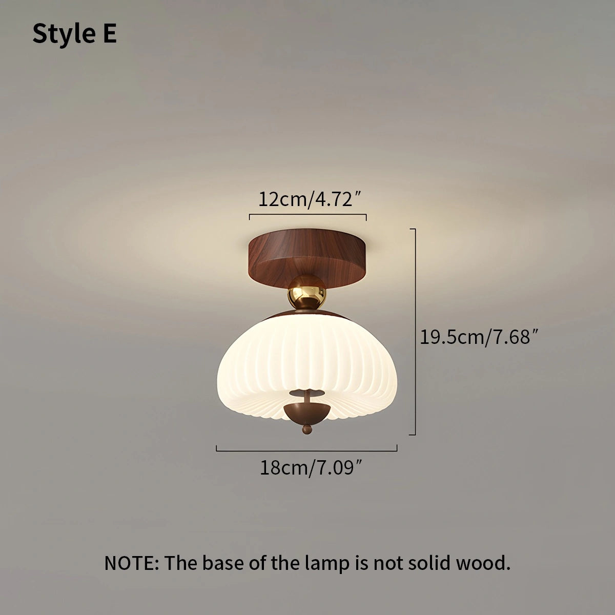 Antizer Vintage Cream Mini Ceiling Light for Hallway