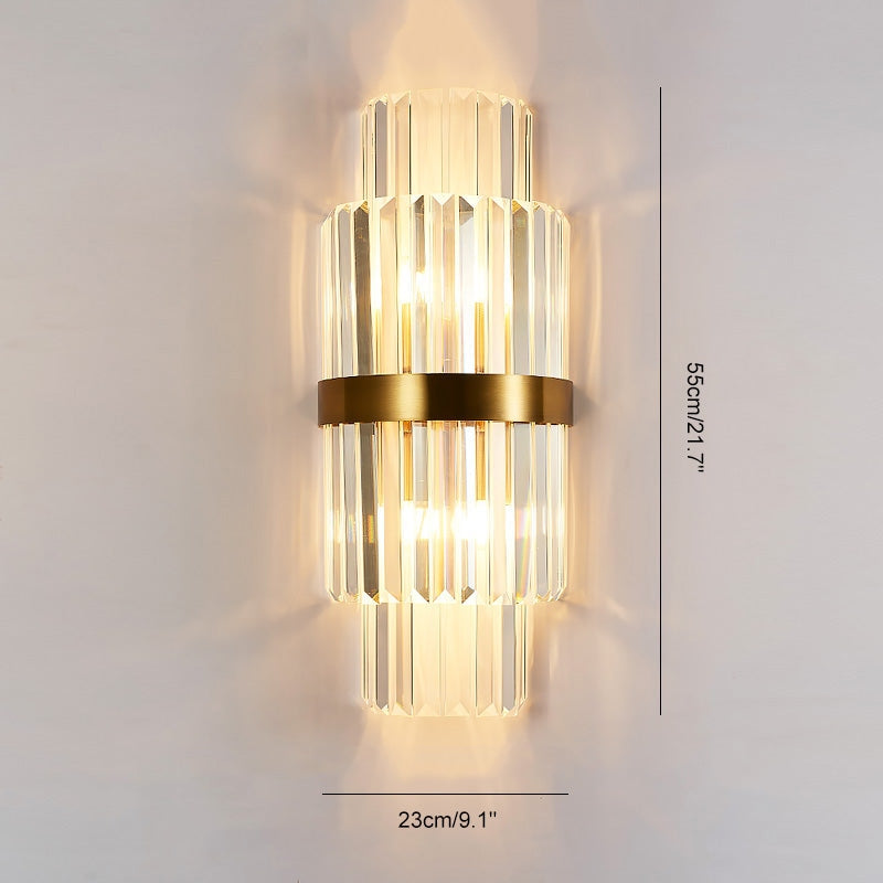 Crystal Glass Luxury Wall Sconce