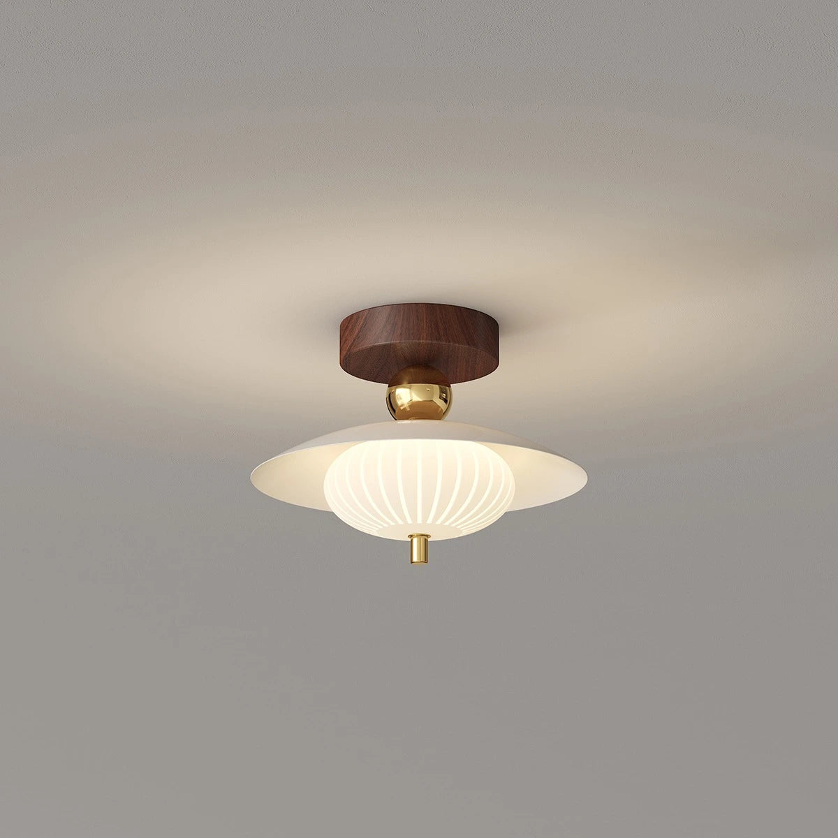 Antizer Vintage Cream Mini Ceiling Light for Hallway