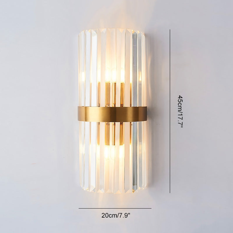 Crystal Glass Luxury Wall Sconce