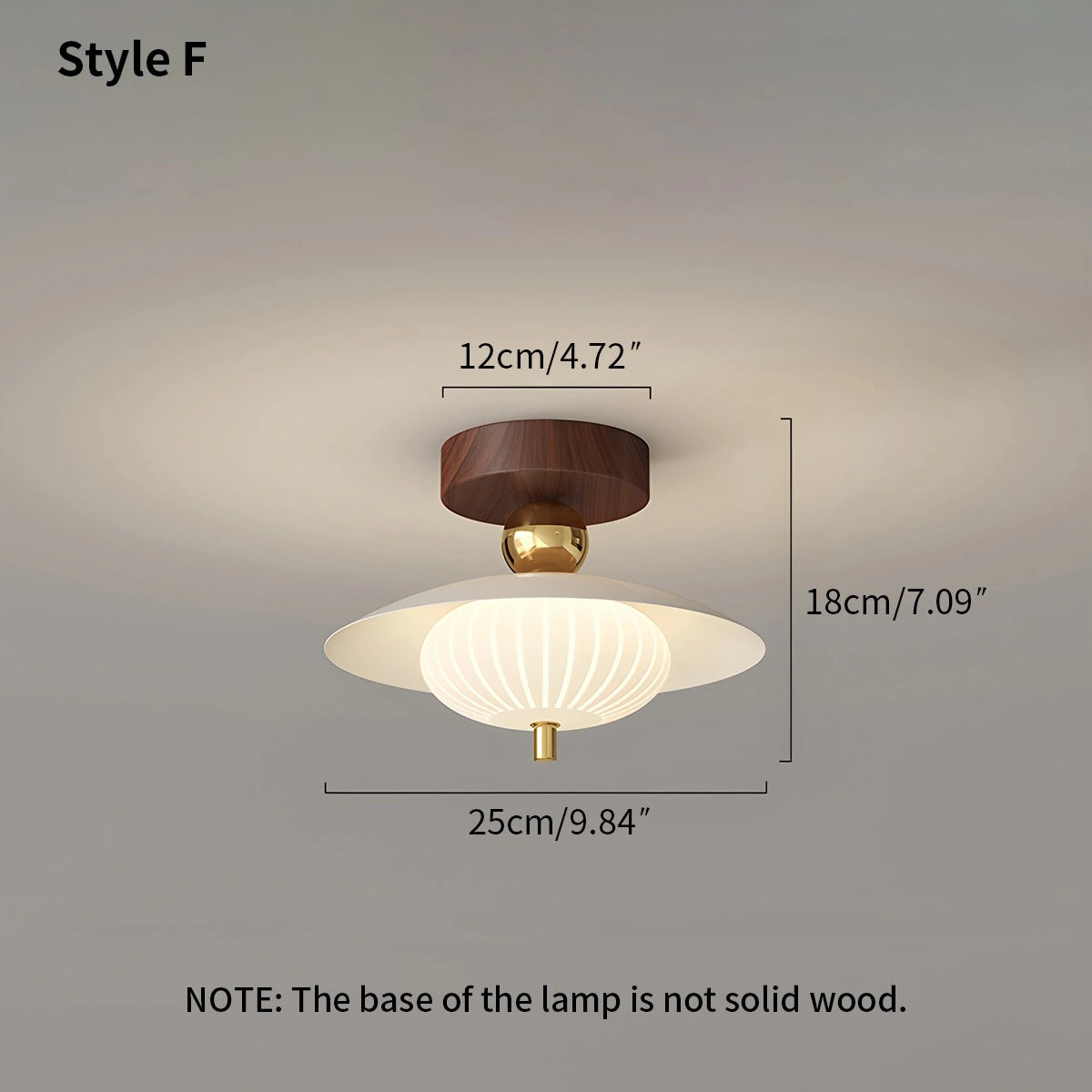 Antizer Vintage Cream Mini Ceiling Light for Hallway