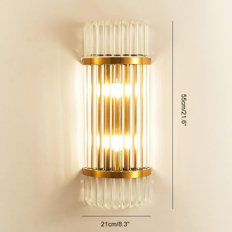 Crystal Glass Luxury Wall Sconce