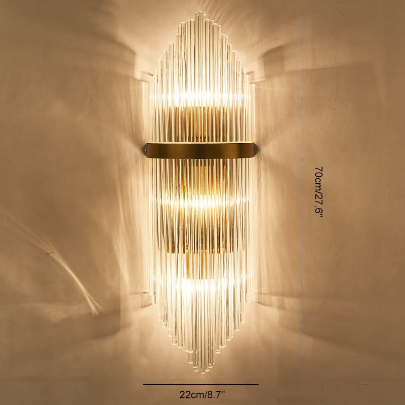 Crystal Glass Luxury Wall Sconce