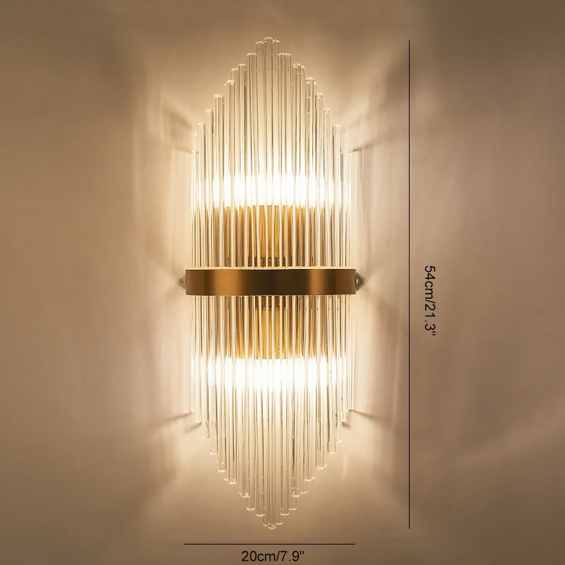 Crystal Glass Luxury Wall Sconce