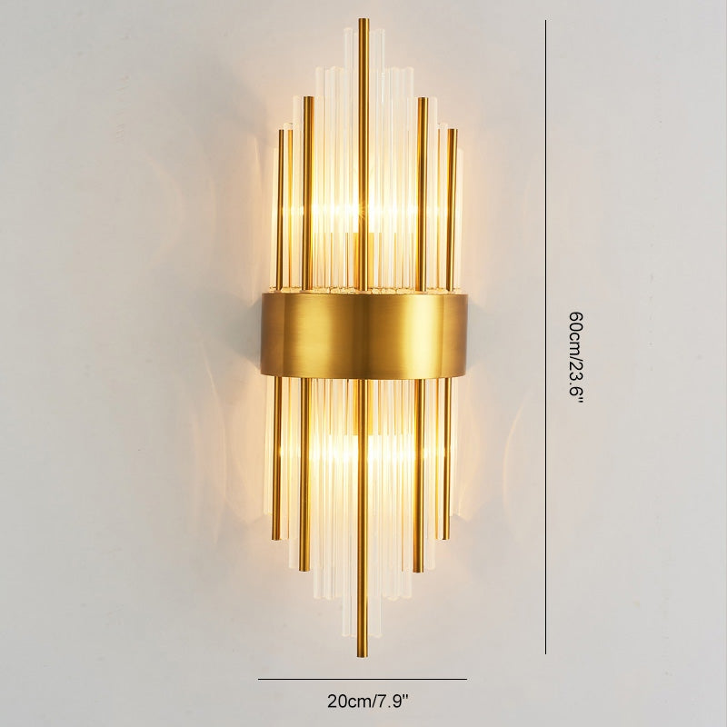 Crystal Glass Luxury Wall Sconce