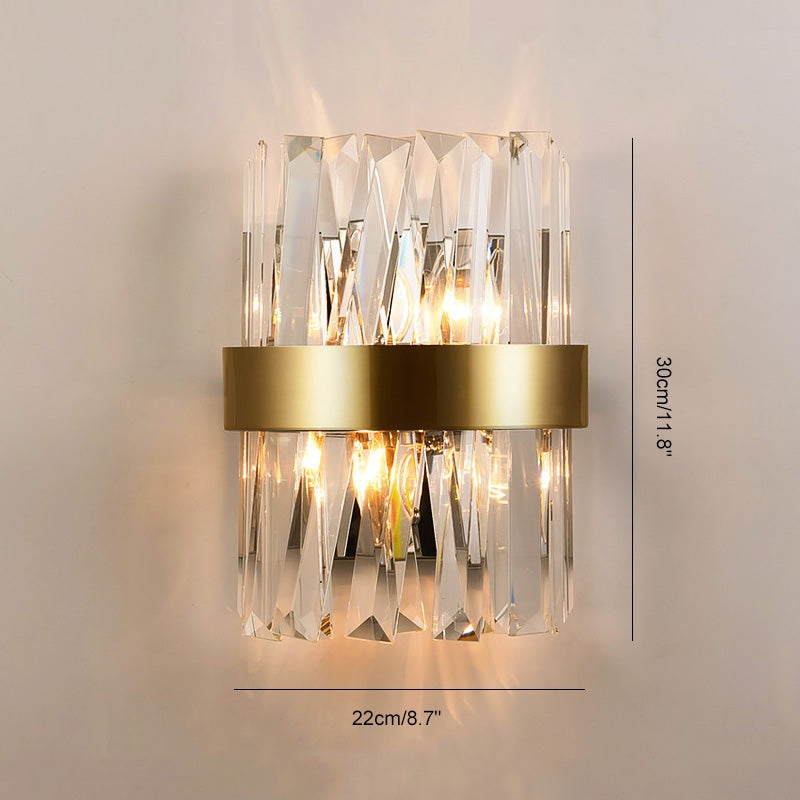 Crystal Glass Luxury Wall Sconce