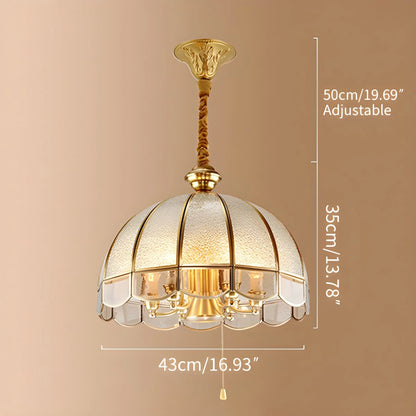 Antizer European Style Copper Pendant Light for Living Room