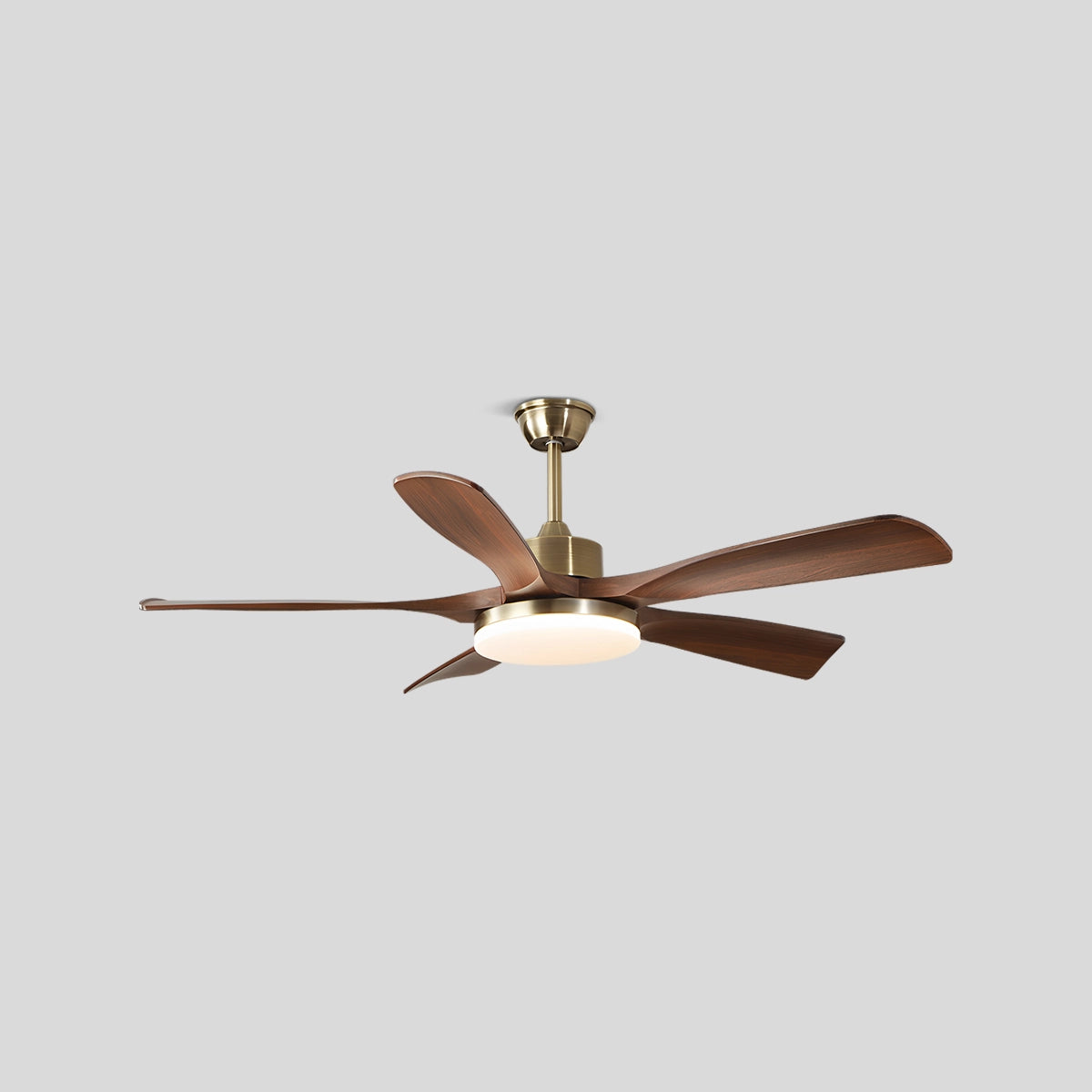 Antizer Modern 5-leaf Remote Control Ceiling Fan Light