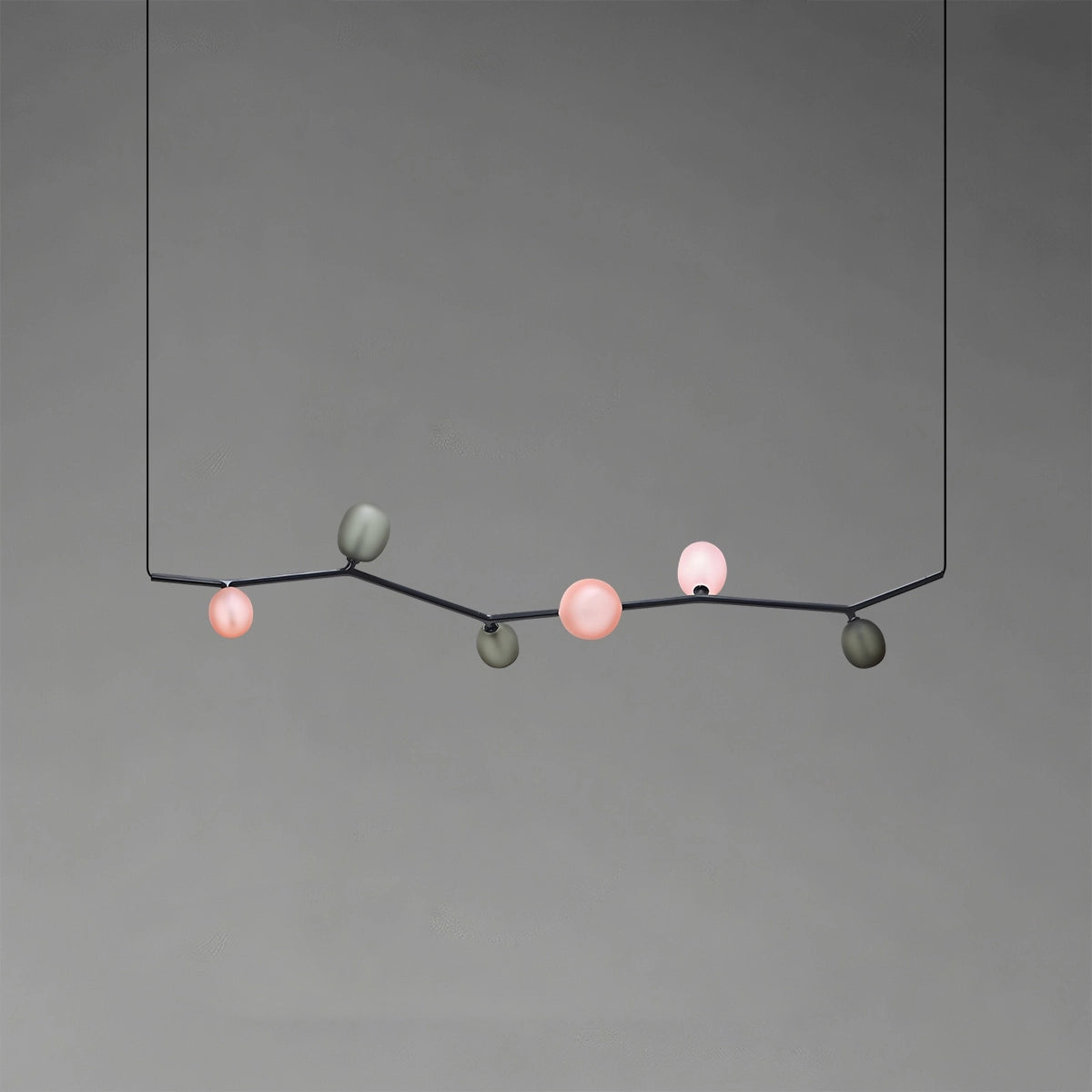Antizer Nordic Creative Tree Branch Glass Chandelier
