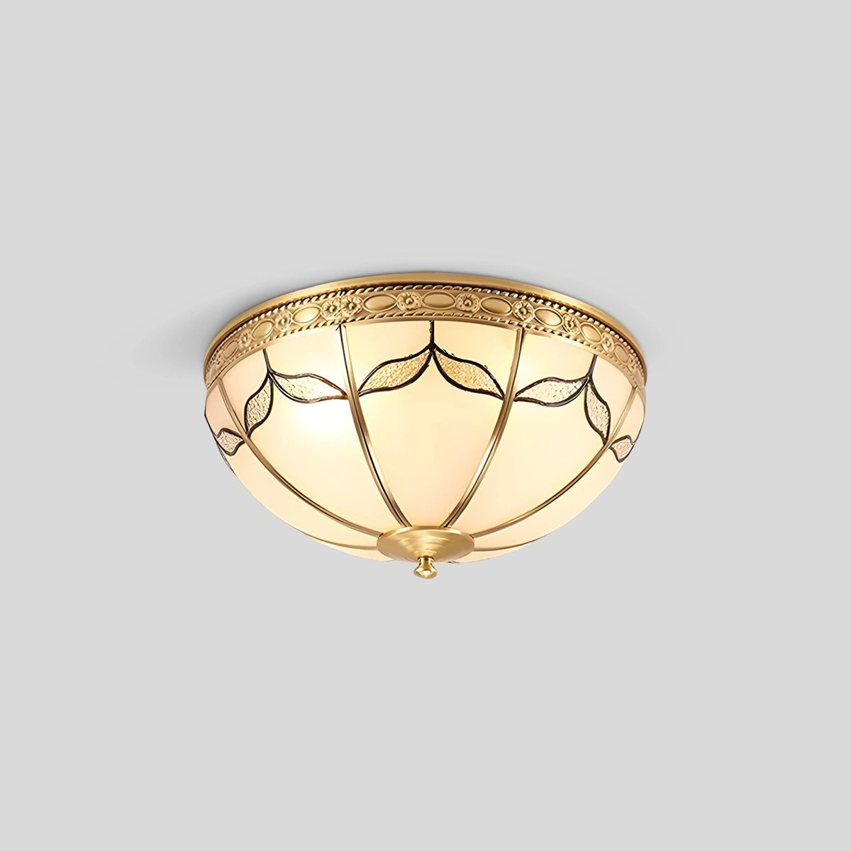 Antizer European Retro Glass Ceiling Light
