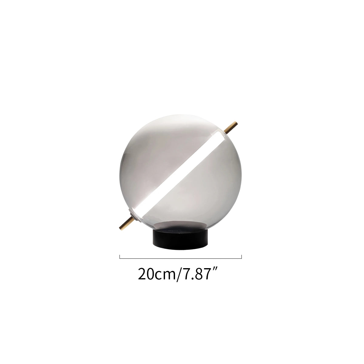 Antizer Nordic Round Glass Pendant & Table Light