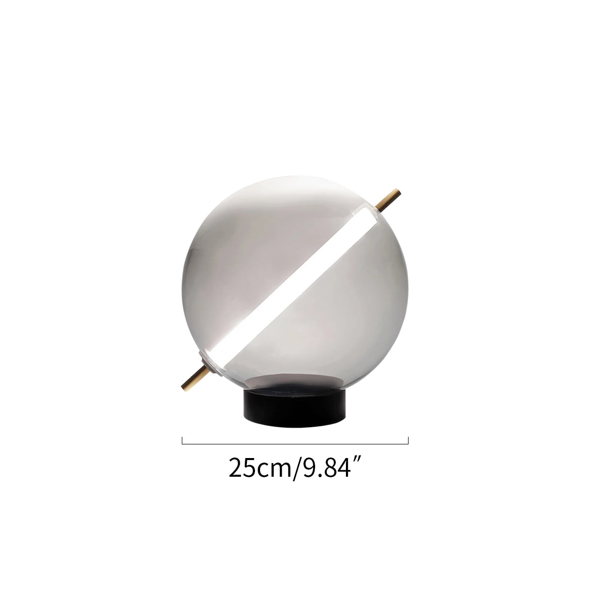 Antizer Nordic Round Glass Pendant & Table Light