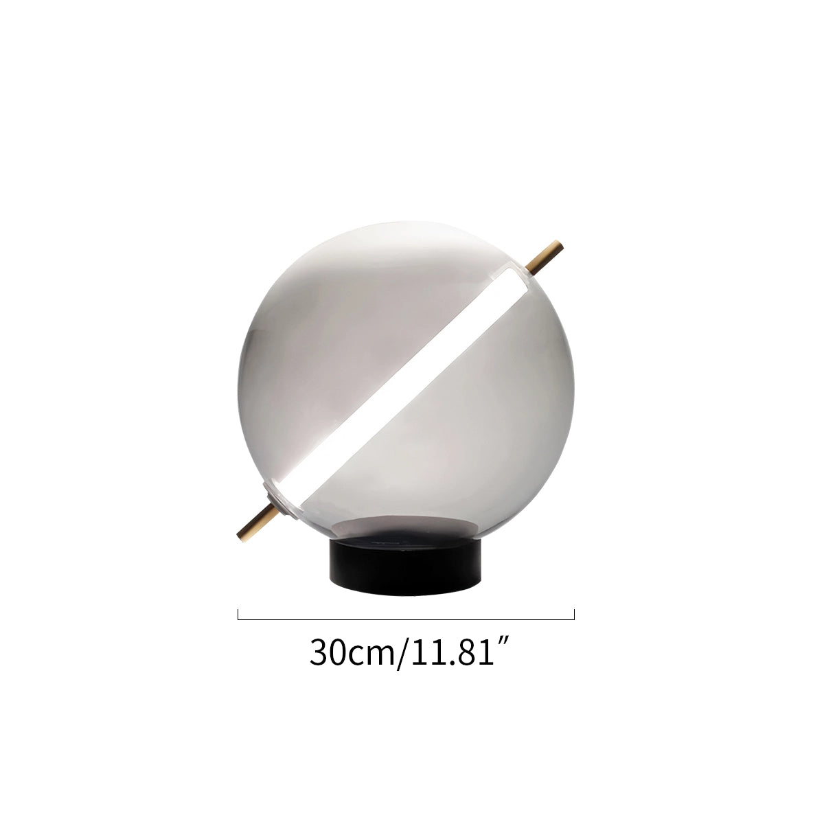 Antizer Nordic Round Glass Pendant & Table Light