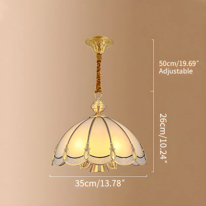 Antizer European Style Copper Pendant Light for Living Room