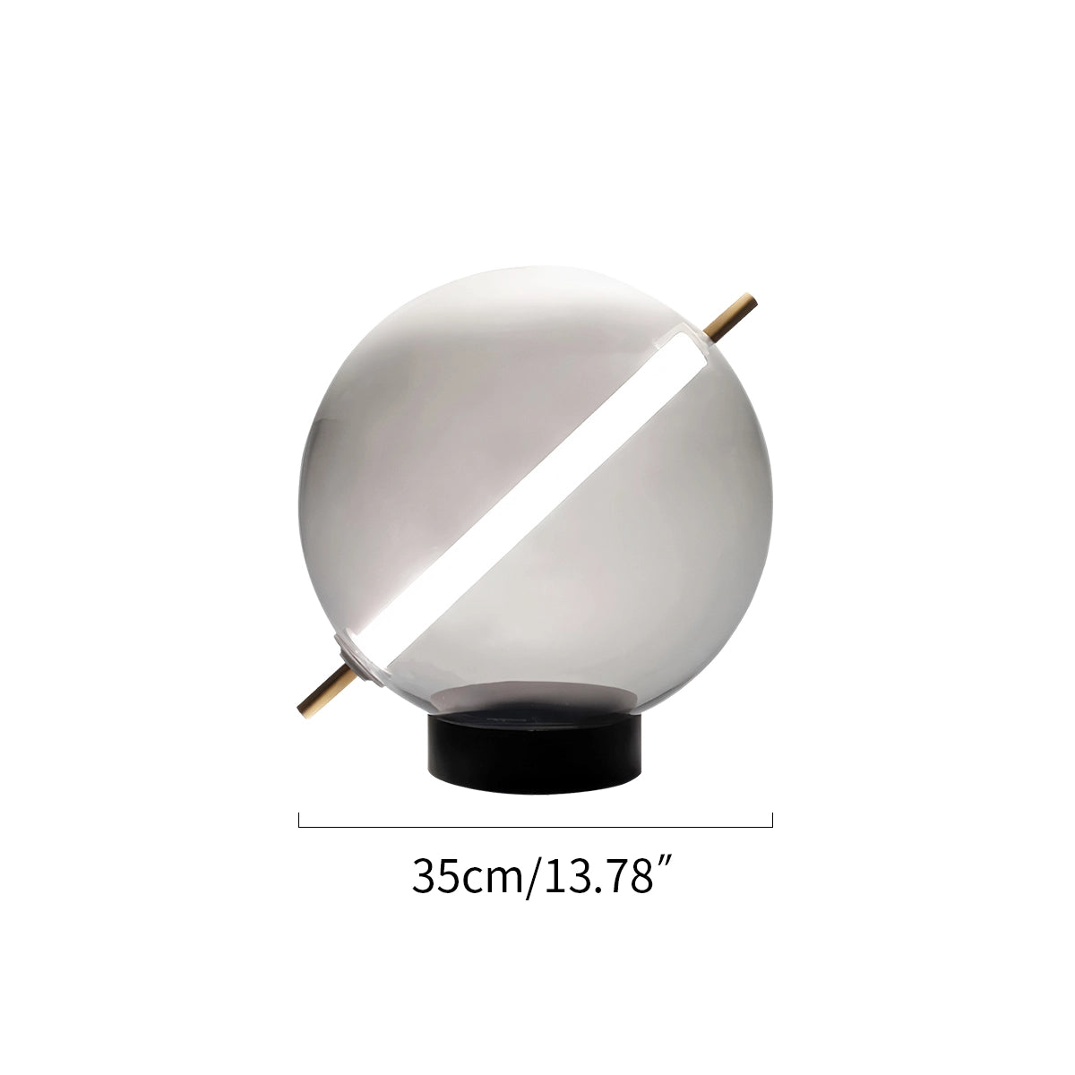 Antizer Nordic Round Glass Pendant & Table Light