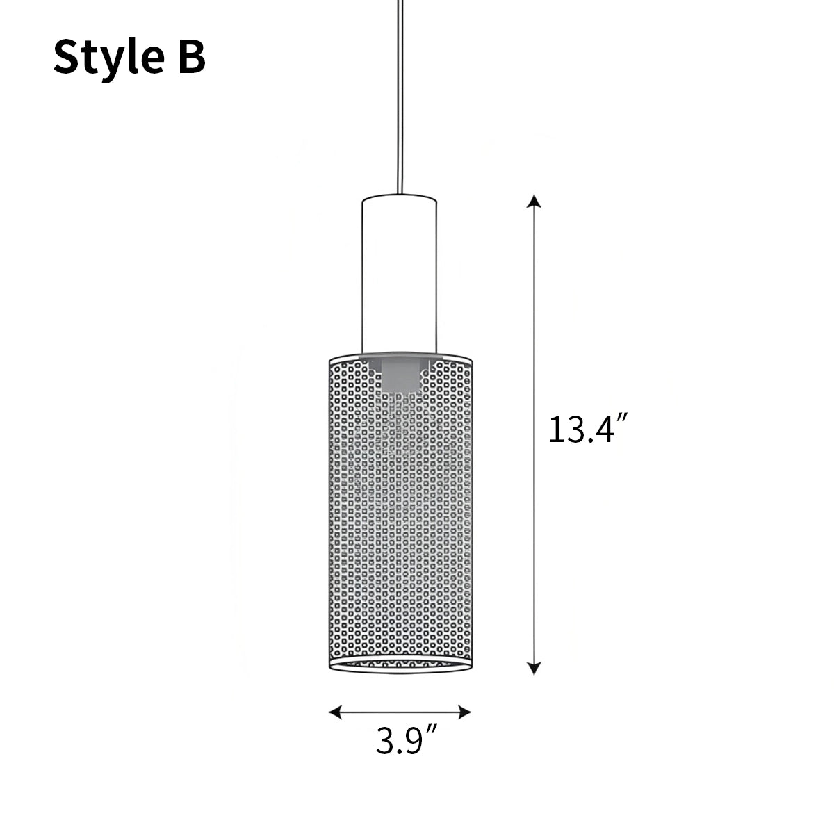 Antizer Concrete Industry Pendant Lamp for Kitchen