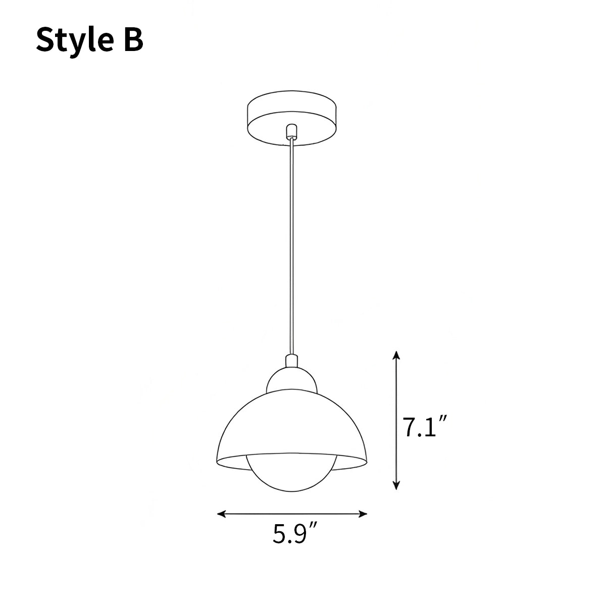 Antizer Travertine Pendant Lamp for Dining Area