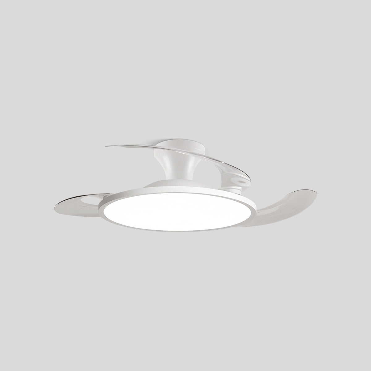 Antizer Silent Remote Control White Ceiling Fan Light