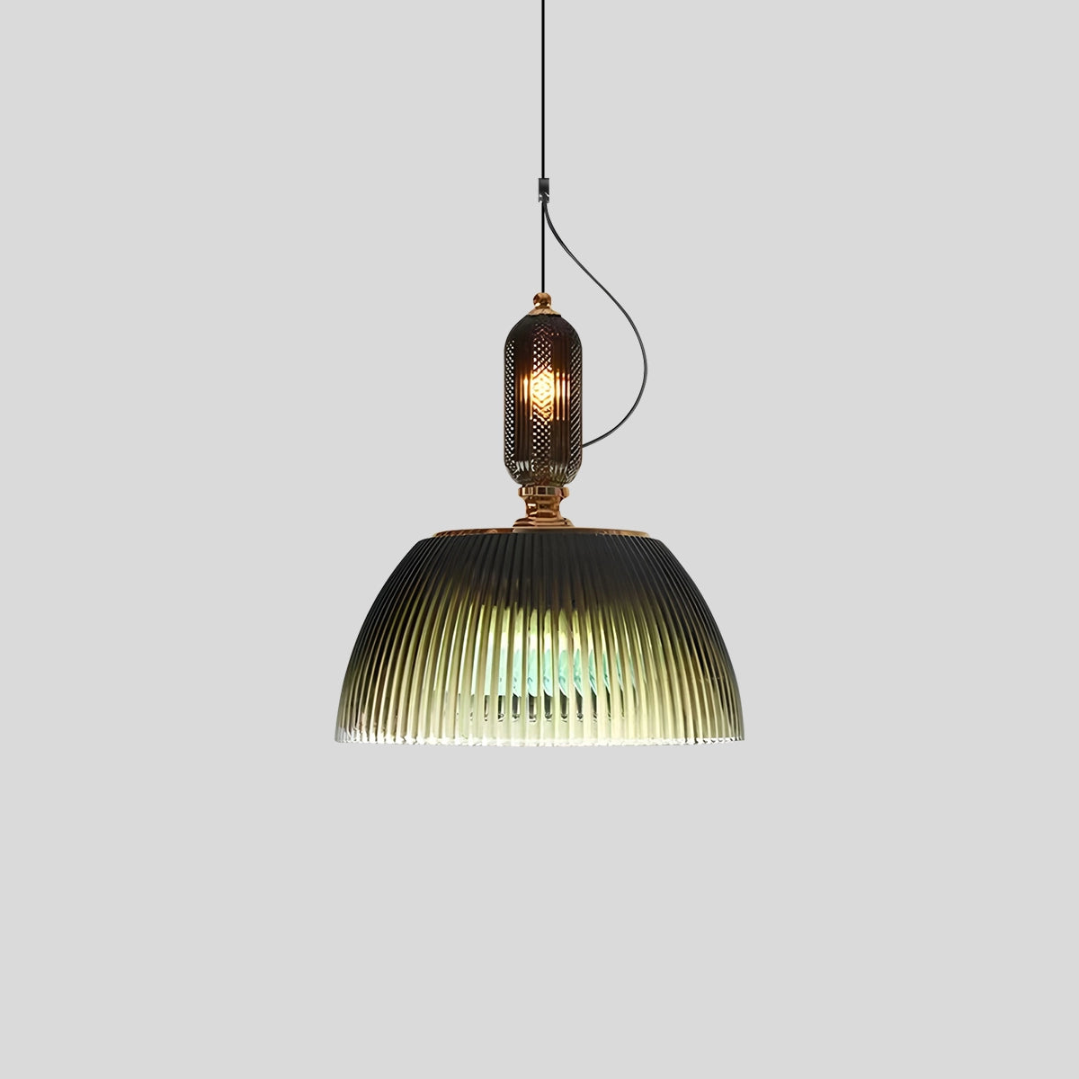 Antizer Nordic Retro Glass Pendant Light for Dining Room