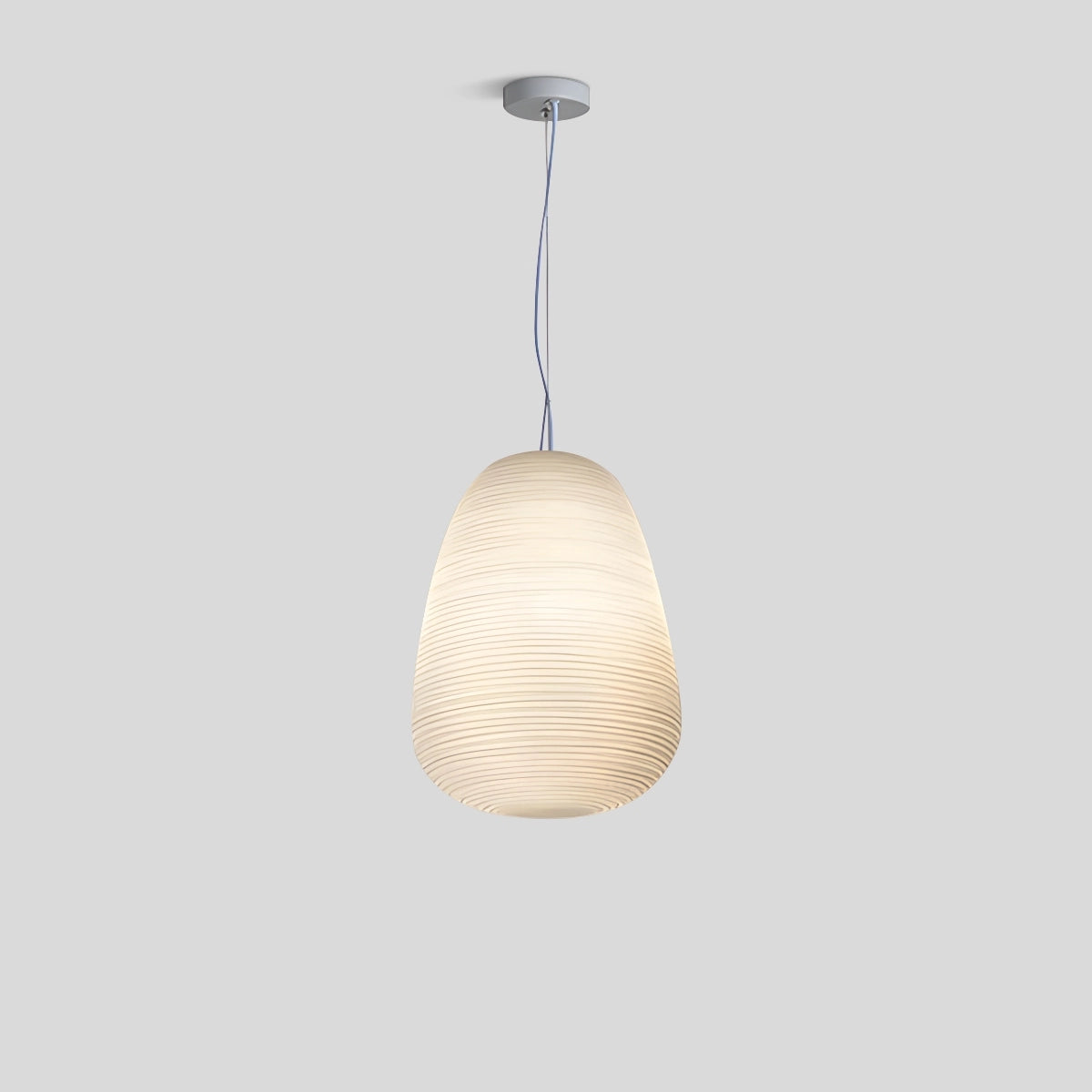 Antizer Lantern Blown Glass Pendant Light for Dining Room