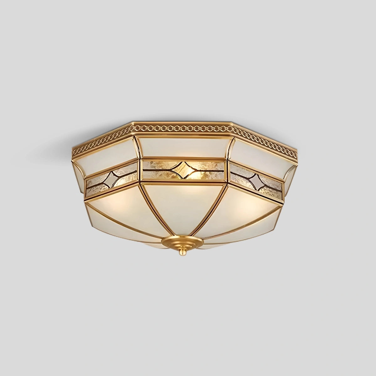 Antizer European Retro Glass Ceiling Light