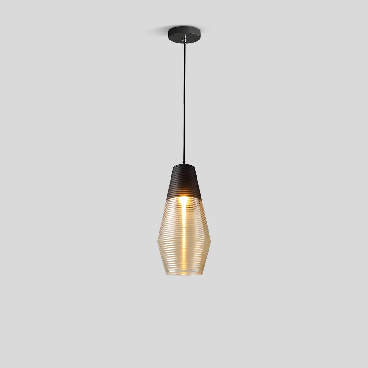 Antizer Industrial Style Glass Pendant Light for Kitchen