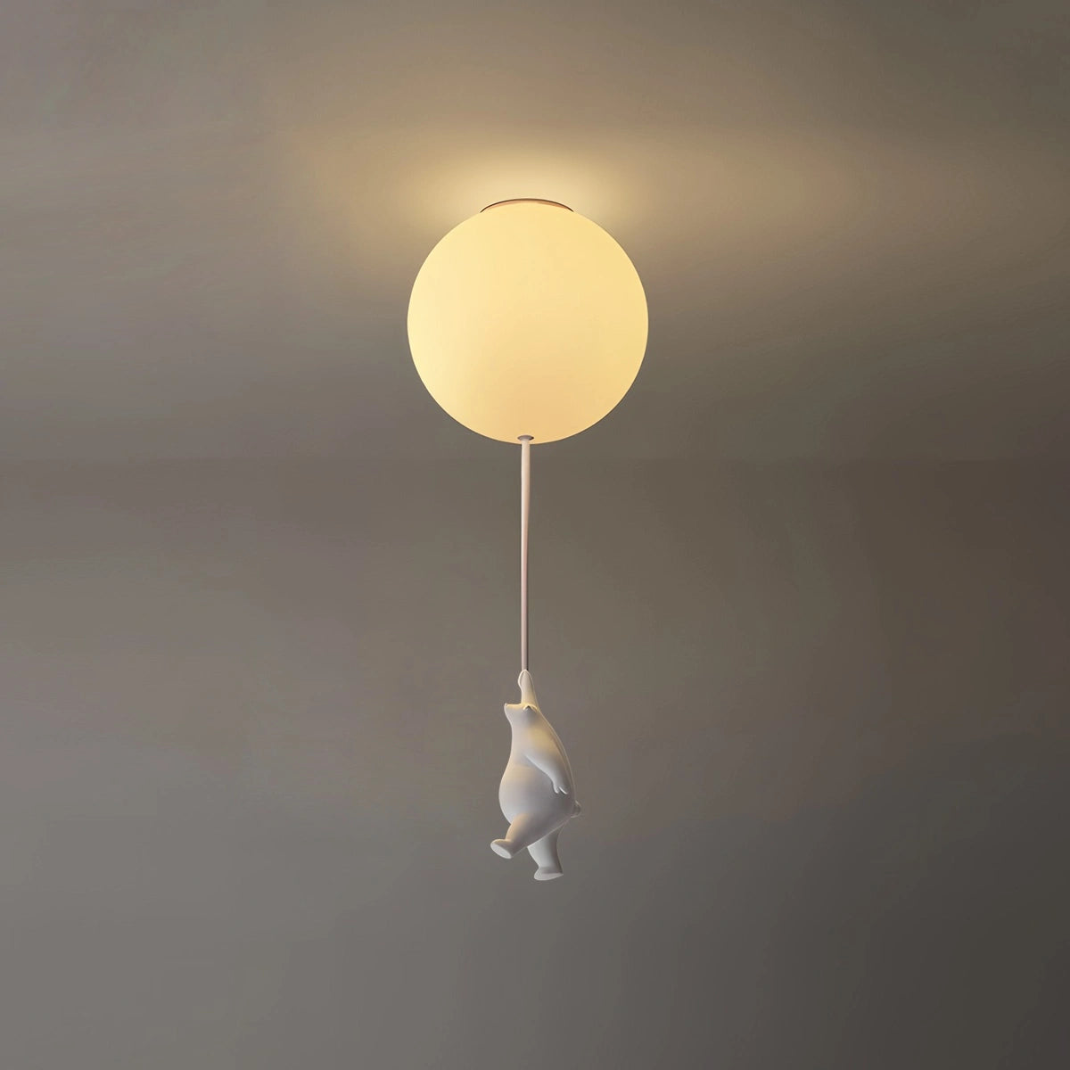 Antizer Modern Cartoon Balloon Bear Ceiling Light