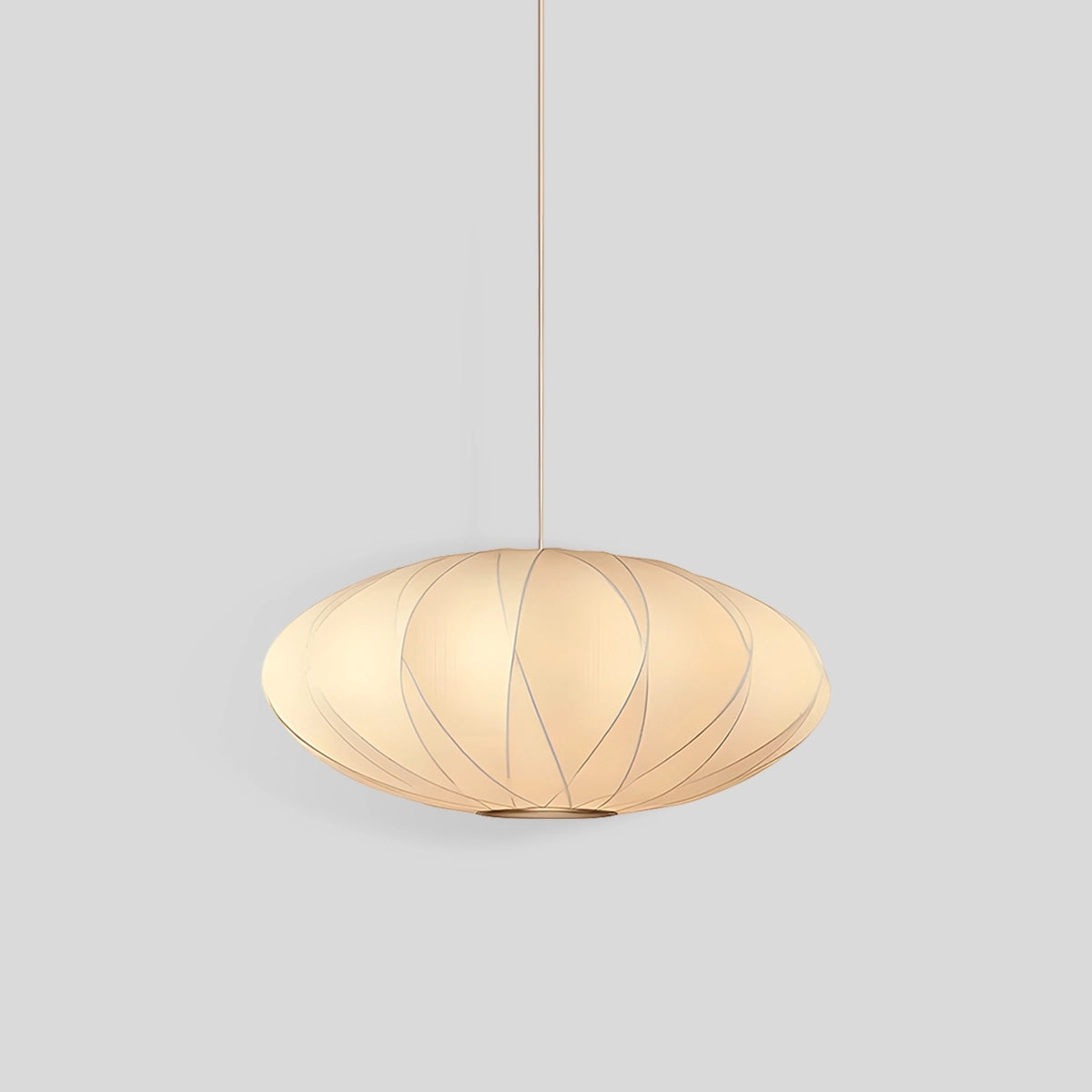 Antizer Vintage LED Silk Lantern Pendant Light
