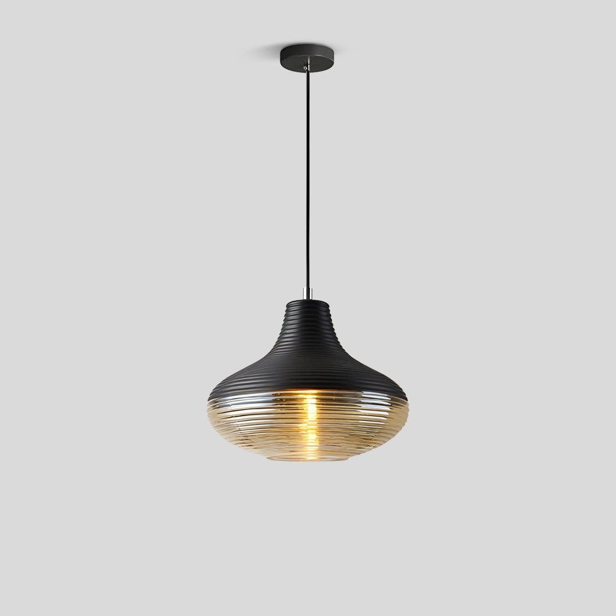 Antizer Industrial Style Glass Pendant Light for Kitchen